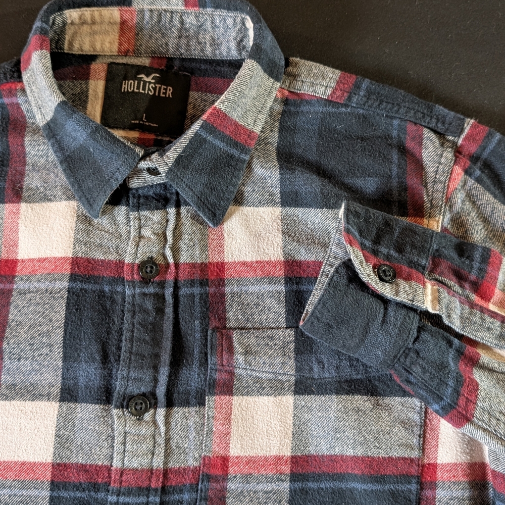 Hollister Multicolor Plaid Shirt - Picture 2 of 4